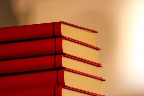 books-stack-red-library-education-study