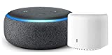 Echo Dot 第3世代 - スマートスピーカー with Alexa、チャコール + シンプルスマートリモコン EZCON 白