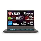 【Amazon.co.jp限定】【RTX 3050搭載・薄型軽量】MSIゲーミングノートPC Thin15 Corei5 RTX3050/15.6インチ FHD/144Hz/16GB/512GB/Windows 11/Thin-15-B12UC-5002JP