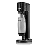 [公式] ソーダストリーム GAIA(ガイア) スターターキット ブラック｜マシン本体 60Lガス1本 ボトル1本 (1.0L) のセット ｜ 炭酸水メーカー 電源不要 カートリッジ不要 ガスシリンダー式 ガスの着脱ワンタッチ 食洗器対応ボトル 炭酸メーカー ソーダメーカー 炭酸水 強炭酸 強炭酸水 Soda stream