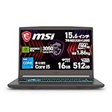 【Amazon.co.jp限定】【RTX 3050搭載・薄型軽量】MSIゲーミングノートPC Thin15 Corei5 RTX3050/15.6インチ FHD/144Hz/16GB/512GB/Windows 11/Thin-15-B12UC-5002JP